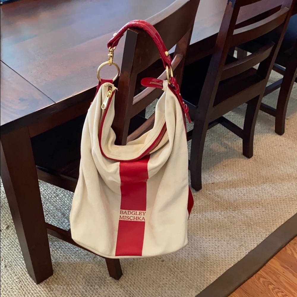 BADGLEY MISCHKA large canvas tote